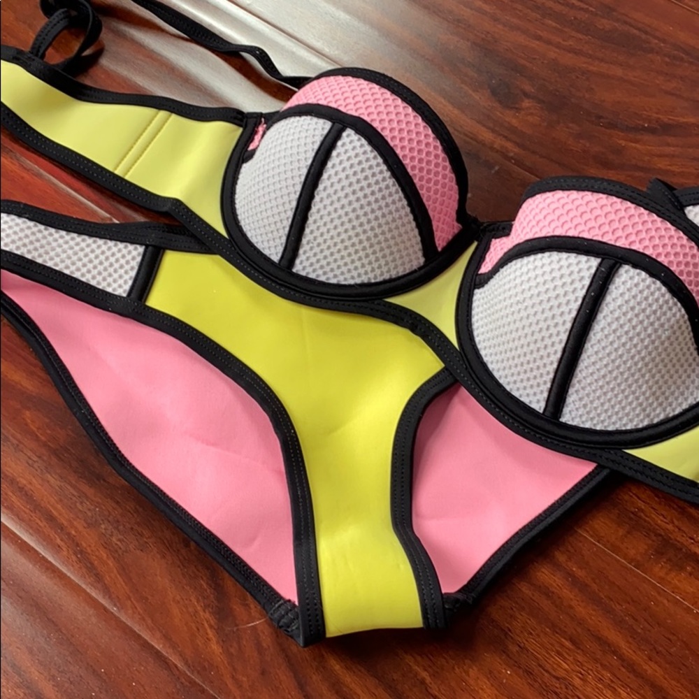 triangle bathing suit. barely ever worn